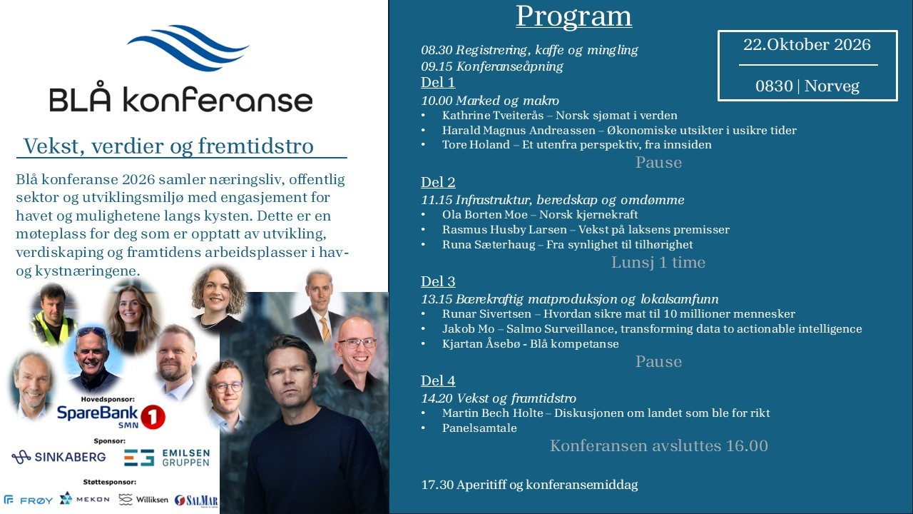 Blå konferanse 2026: Vekst, verdier og framtidstro